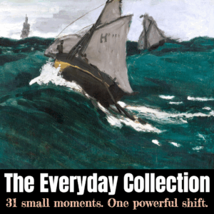 The Everyday Collection: Edition I delivers 31 art cards designed to inspire calm, spark curiosity, and strengthen connection. Each card pairs a striking artwork with thoughtful insights, color psychology, and conversation prompts. Whether you spend 30 seconds or 30 minutes with each piece, this collection makes art a mindful daily habit.